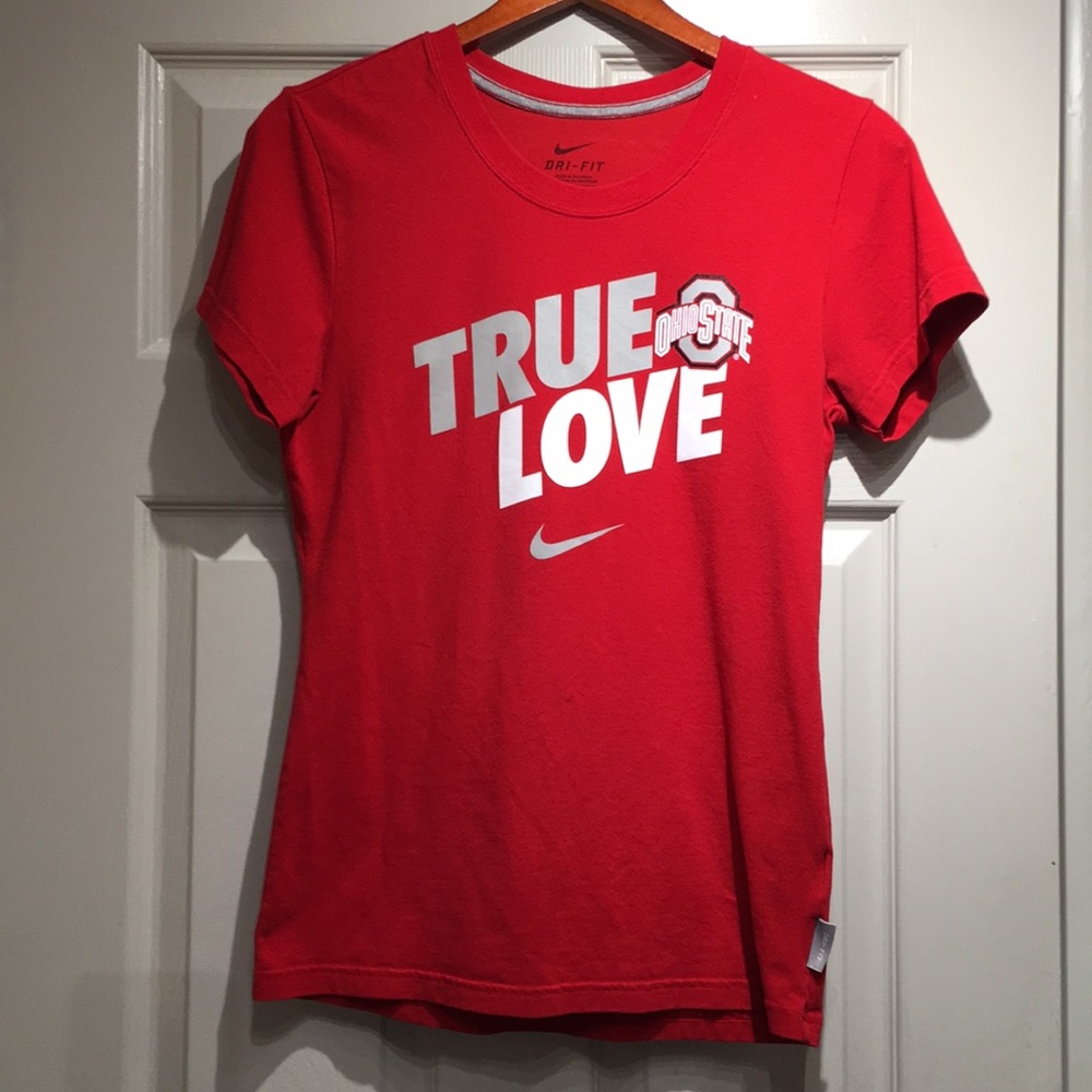 Women’s Size M Dri Fit Red Ohio State Shirt